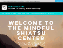 Tablet Screenshot of mindfulshiatsu.com